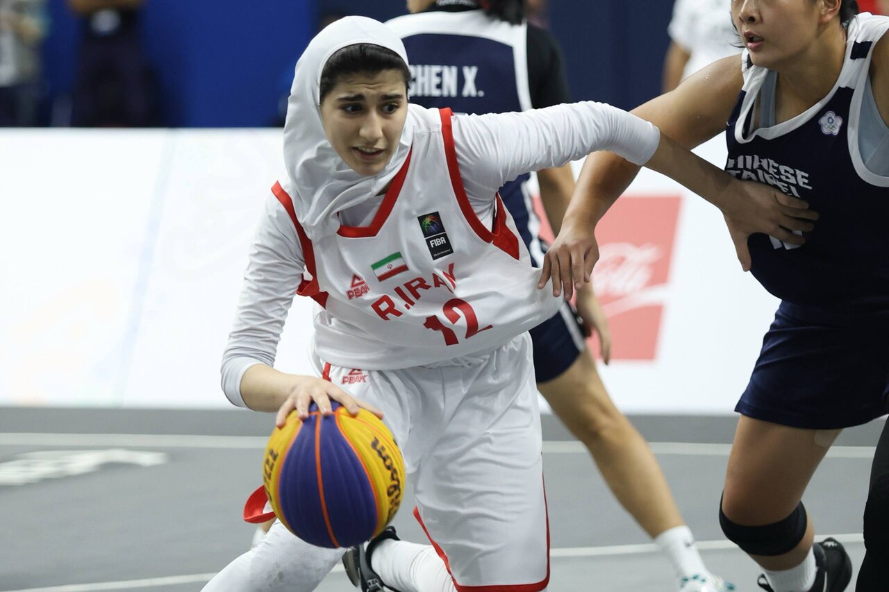 دختران بسکتبال ایران به مدال نقره رسیدند