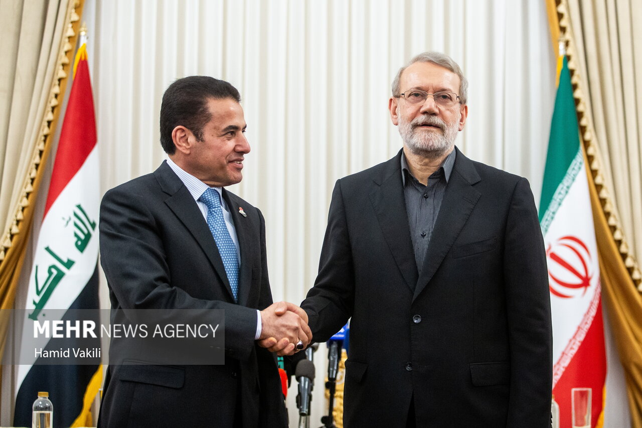 دیدار دبیر شورای امنیت ملی ایران با مشاور امنیت ملی جمهوری عراق