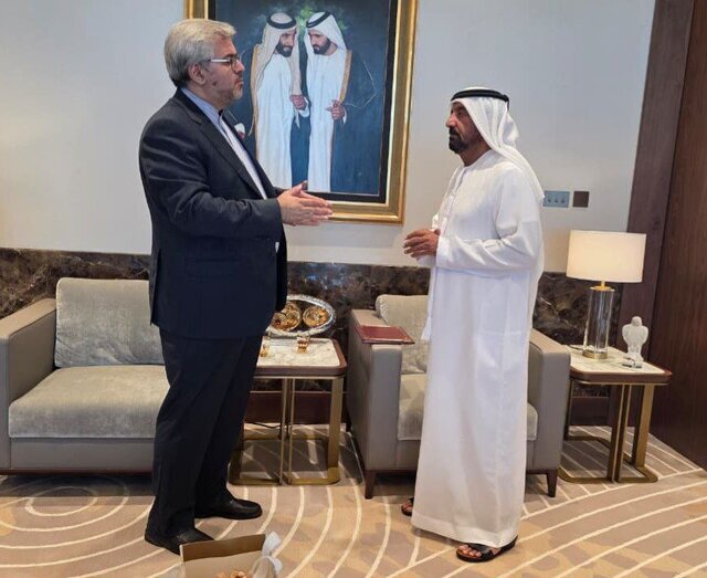 دیدار سرکنسول ایران با رئیس هواپیمایی امارات برای توسعه همکاری