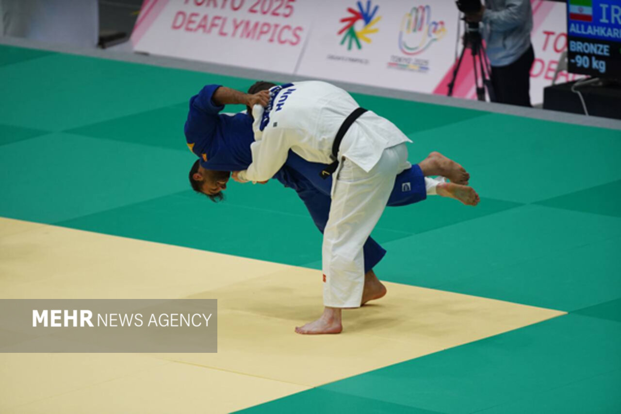 الله‌کریمی در جودو به مدال برنز دست یافت/ دومین مدال برای عاشقان ایران