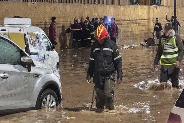 افزایش شمار قربانیان سیل مراکش به ۳۷ نفر+فیلم