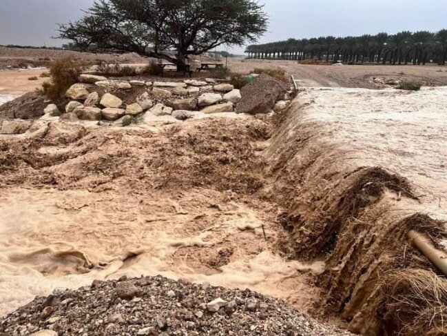 سیل اراضی اشغالی ایلات را فلج کرد