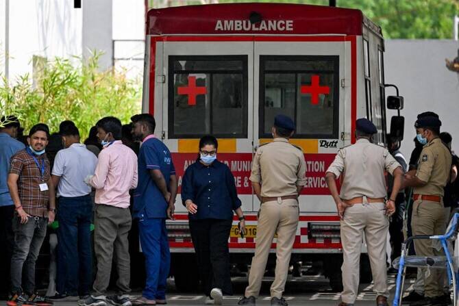 آتشسوزی در بیمارستانی در هند؛ ۶ بیمار جان باختند