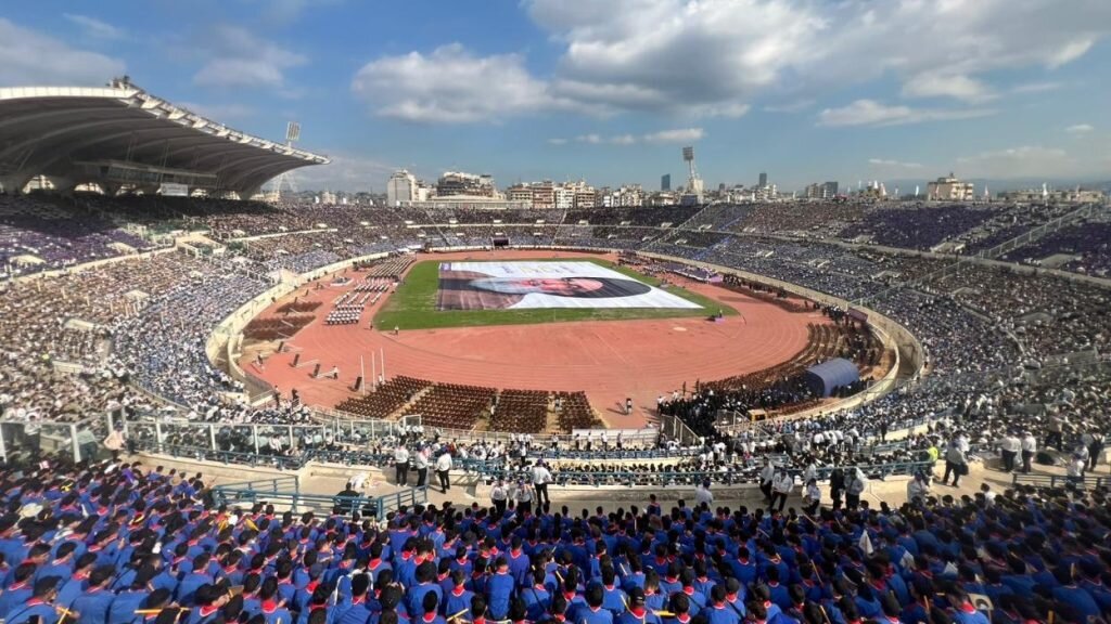 بزرگترین گردهمایی فرهنگی حزب الله در بیروت آغاز شد+فیلم