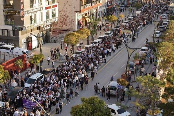 تظاهرات بزرگ همبستگی با غزه در ترکیه + فیلم