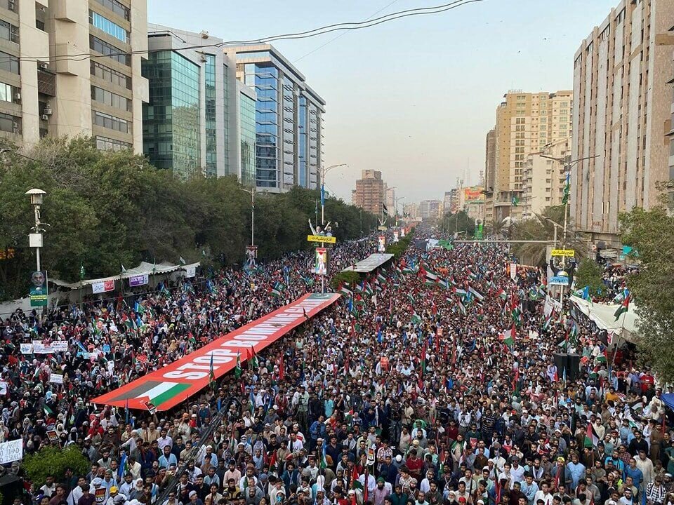 تظاهرات گسترده در اعتراض به جنایات اسرائیل در مناطق مختلف جهان