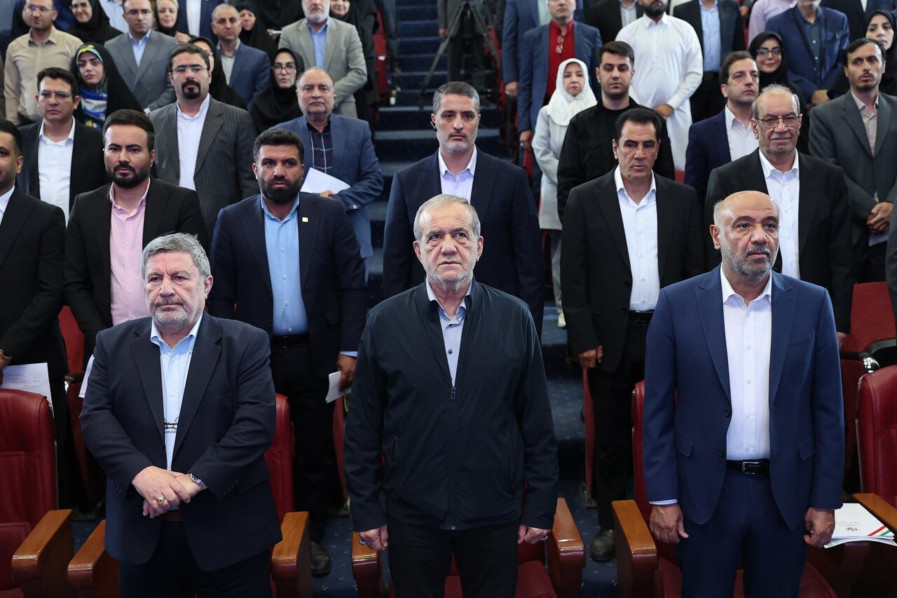 حضور پزشکیان در «همایش در مسیر عدالت»