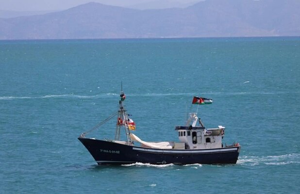 حمله نیروی دریایی رژیم صهیونیستی به کشتی مارینت+فیلم