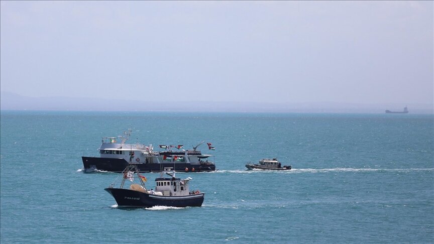 دزدی دریایی جدیدرژیم صهیونیستی؛حمله به کشتی‌های ناوگان آزادی+عکس وفیلم