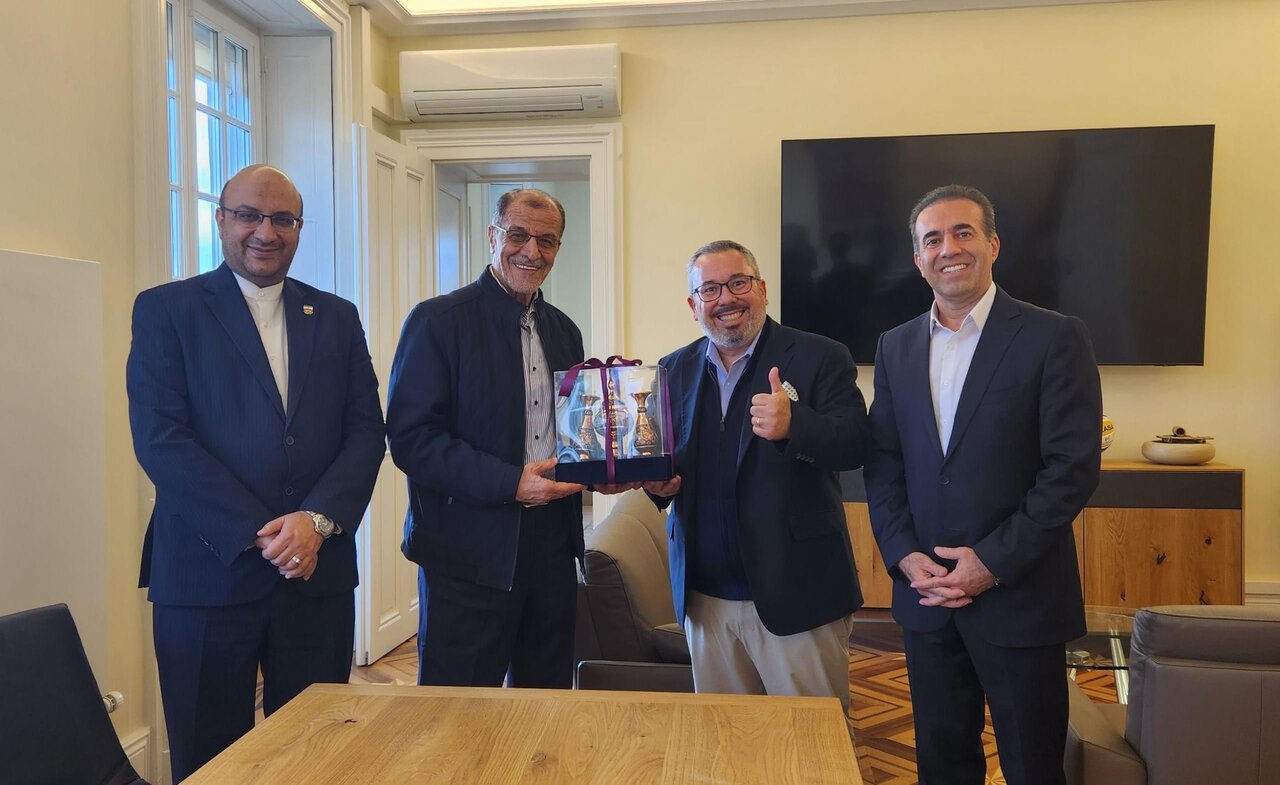 دیدار رئیس و دبیرکل کمیته ملی المپیک با رییس فدراسیون جهانی والیبال