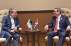دیدار و گفت‌وگوی وزیران امور خارجه ایران و کوبا