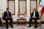 دیدار و گفتگوی مشاور امنیت ملی عراق با وزیر خارجه کشورمان