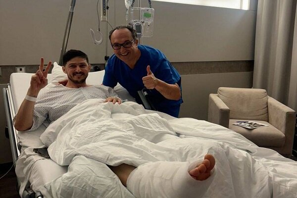 سردار آزمون پس از جراحی در سوئیس: با قدرت برمی‌گردم
