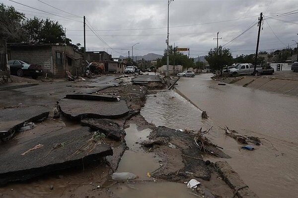 سیل در مکزیک؛ ۶۴ نفر جان باخته و ۶۵ نفر مفقود شده‌اند