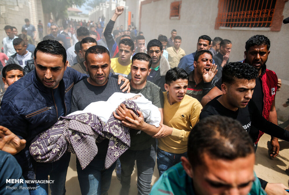 شهادت ۲۴ فلسطینی ساکن غزه در شبانه روز گذشته