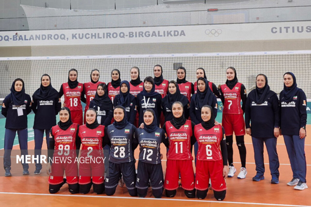 صعود ۱۵ پلهای تیم ملی والیبال زنان ایران در جهان