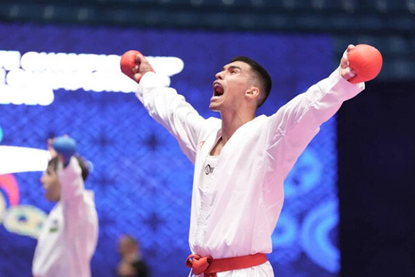 طلای نعمتی در روز پایانی لیگ جهانی کاراته