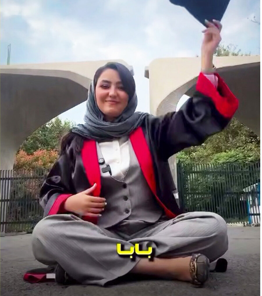 قدردانی تحسینبرانگیز خانم دکتر از پدرش/ بابا! یادم نرفته که۱۵سال یک کت پوشیدی و دور از چشم من مسافرکشی کردی