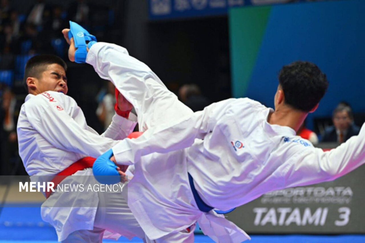 مبارزه ۵ کاراتهکای ایران در رقابت های انتخابی قهرمانی جهان
