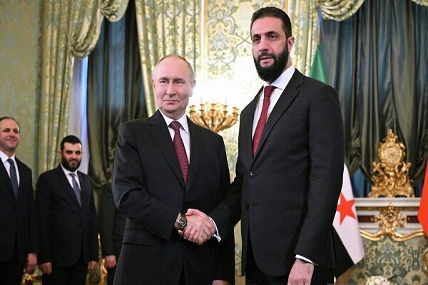 محورهای دیدار پوتین و جولانی در مسکو+ فیلم