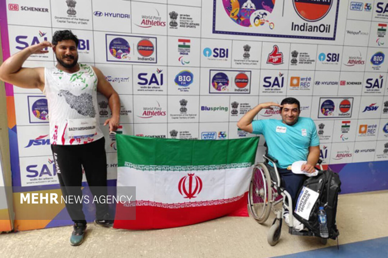 مدال طلای بازیار و برنز بندری در پارادوومیدانی قهرمانی جهان