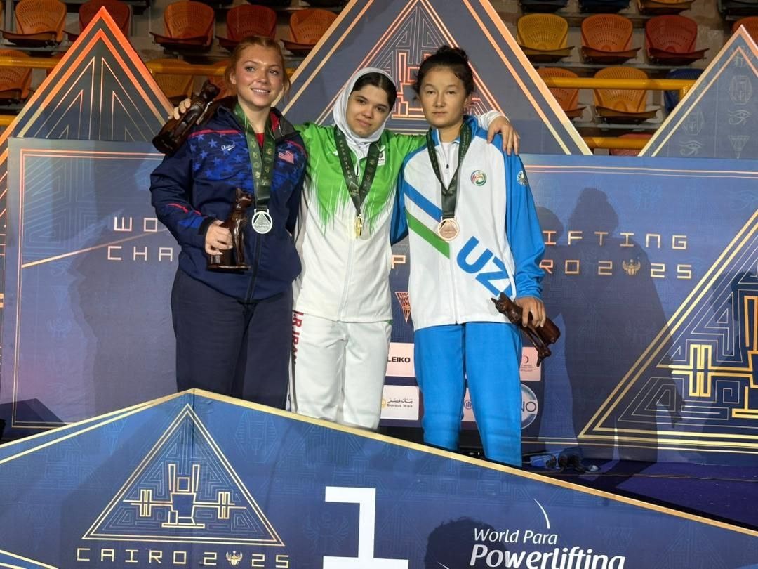 نخستین طلای تاریخ پاراوزنه‌برداری بانوان ایران در جهان