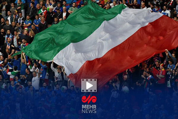 واکنش هواداران فوتبال ایتالیا هنگام پخش سرود رژیم صهیونیستی